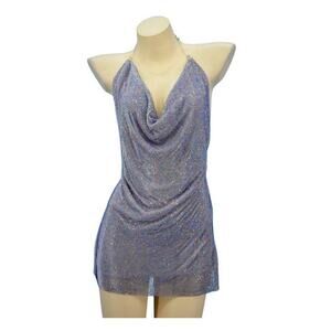 🦋B2G1🦋WESTERN FASHION Multicolor Crystal Rhinestone Back Less Sexy Party Dress